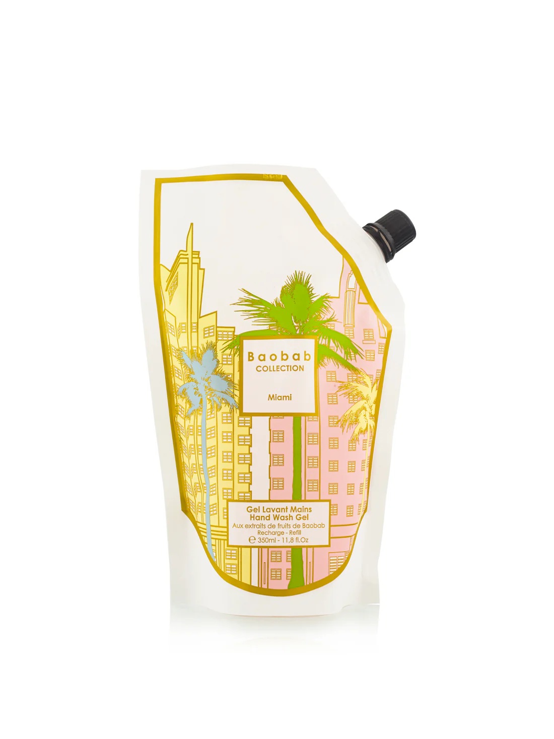 Cosmetics рефилл моющий гель для рук Miami 350мл